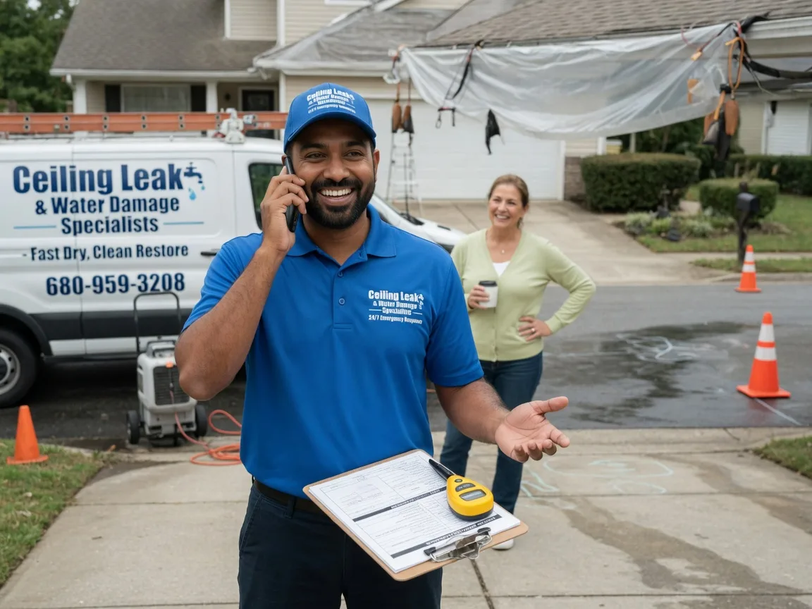 Ceiling Leak Cleanup Semmes, AL FAQs